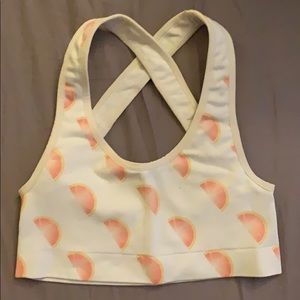 Morgan Stewart Sport Grapefruit Sports Bra
